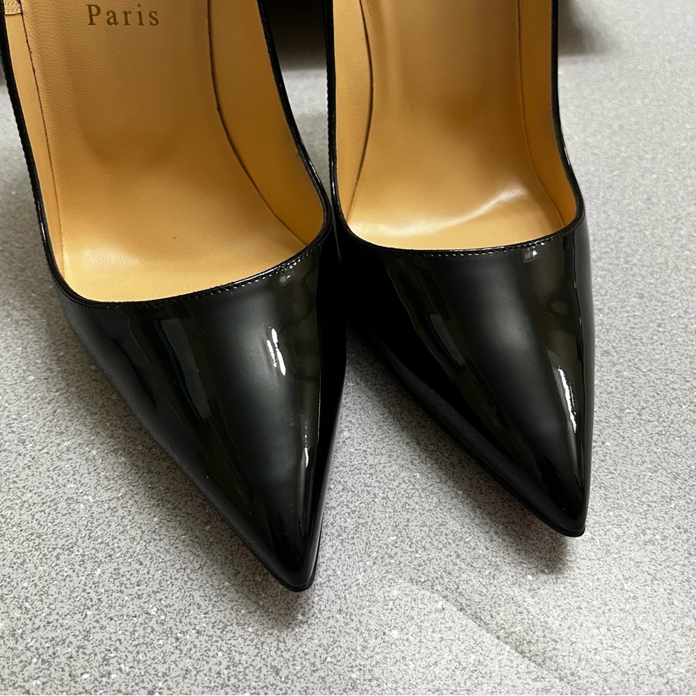 Christian Louboutin So Kate Black Patent Leather 120mm Pumps - Picture 6 of 15